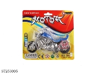 ST253005 - 回力电镀摩托车 3色