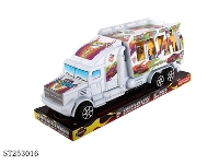 ST253016 - 托栏车带警车 白红单款2色  这款需确认功能