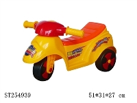 ST254939 - DIY SLIDING RIDE ON CAR (RED/YELLOW)