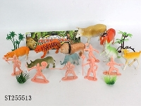ST255513 - ANIMALS、MAP AND HUNTERS