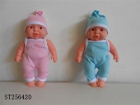 ST256420 - BABY DOLL ( FOUR EXPRESSIONS , TWO COLORS : BLUE AND PINK )