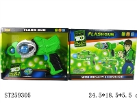 ST259305 - BEN10 B/O GUN W/LIGHT&MUSIC