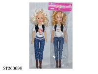 ST260098 - 18"BARBIE DOLL SET