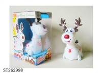 ST262998 - ELECTRIC CHRISTMAS DEER WITH LIGHT & MUSIC