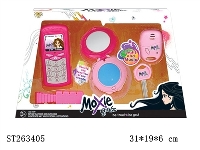ST263405 - MOXIE PHONE + MAKE-UP BOX + ALARM +COMB