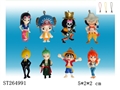 ST264991 - ONE PIECE FIGUR WITH RING (MIXED 8 KINDS)