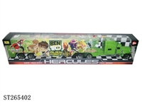 ST265402 - 惯性Ben10货具车         （带灯光音乐包3粒AG13电池）