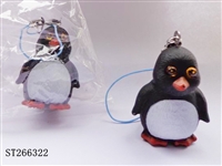 ST266322 - PVC PENGUIN WITH WHISTLE AND PHONE ROPE