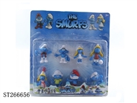 ST266656 - 2 INCH SMURFS 8PCS