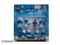 ST266658 - 2 INCH SMURFS 8PCS