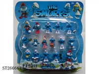 ST266663 - 2 INCH SMURFS 16PCS