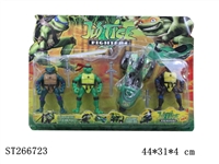 ST266723 - NINJA TURTLE WITH LIGHT + MOTORCYCLE