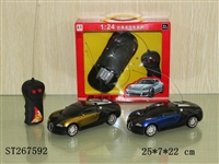 ST267592 - 1:24二通仿真布加迪遥控车 (中文版3C)1款3色