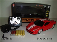 ST268851 - 四通法拉力赛车（包电）红白2色