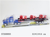 ST268893 - 惯性单层拖车载3只消防车