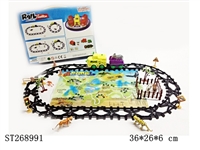 ST268991 - B/O RAILWAY TRAIN W/LIGHT&MUSIC