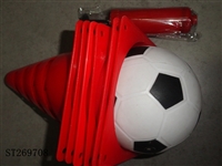 ST269708 - 6*ROAD SIGNS+1*FOOTBALL+1*PUMP