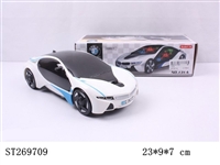 ST269709 - 3DFRICTION CAR WITH LIGHT&MUSIC