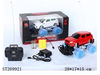 ST269921 - 1:18 四通越野遥控车、前进、后退、左转、右转、带充电器、电池、灯光