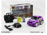 ST269926 - 四通Q版水果遥控车、前进、后退、左转、右转、带前灯、充电器、电池
