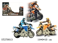 ST270013 - 1:43 红外线 特技 摩托车带灯光USB