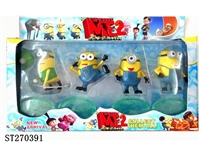 ST270391 - DESPICABLE ME DOLL 4PCS