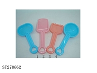ST270662 - BEACH TOYS 4PCS 4K