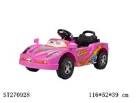 ST270928 - R/C BABY RIDE ON CAR WITH LIGHT & MUSIC (RED/YELLOW/PINK)