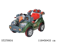 ST270934 - R/C BABY RIDE ON CAR WITH LIGHT & MUSIC