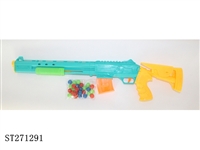 ST271291 - SOFT BULLET GUN WITH A RUNNING FIRE + 26PCS OF TABLE TENNIS