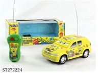 ST272224 - 海绵宝宝二通遥控车27MHZ