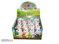 ST273111 - 上链打鼓可装糖兔12PCS/盒