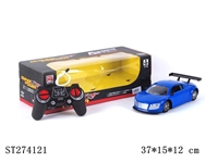ST274121 - 1:18四通明窗遥控仿真车带前后灯(奥迪R8)包电
