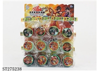 ST275238 - 爆丸贴纸YOYO球单灯12pcs