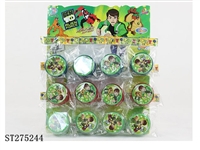 ST275244 - BEN 10贴纸YOYO球单灯12pcs