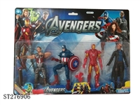 ST276906 - 6"THE AVENGERS W/LIGHT 2STYLES ASSORTED