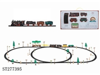 ST277395 - 电动古典轨道火车配候车亭(101PCS,带灯)