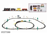 ST277399 - 电动古典轨道火车配候车大楼(106PCS,带灯)
