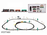 ST277403 - 电动古典轨道火车配候车大楼(106PCS,带灯)