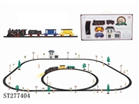 ST277404 - 电动古典轨道火车配候车大楼(106PCS,带灯)