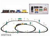 ST277414 - 电动古典轨道火车配候车亭(106PCS,带灯)