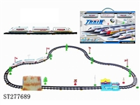ST277689 - 电动音乐轨道火车配山洞和大车站