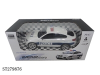 ST279876 - 四通带充电车警车 1:18