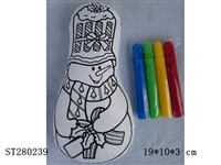 ST280239 - graffiti snowman w/colored pens