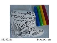 ST280241 - graffiti crocodile w/colored pens