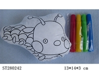 ST280242 - graffiti pterosaur w/colored pens