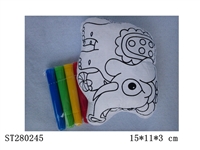 ST280245 - graffiti Elephant w/colored pens