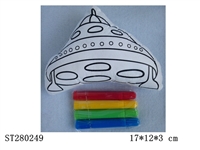 ST280249 - graffiti ufo w/colored pens