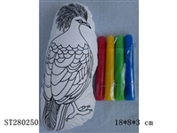 ST280250 - graffiti bird w/colored pens