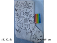 ST280251 - graffiti stockings w/colored pens